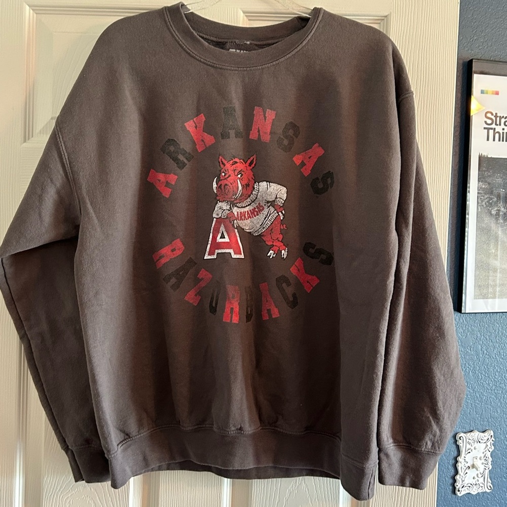 Arkansas Razorbacks Men's Brown Sweater
